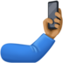 Selfie: Medium-dark Skin Tone Emoji Copy Paste ― 🤳🏾 - facebook