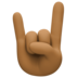 Sign Of The Horns: Medium-dark Skin Tone Emoji Copy Paste ― 🤘🏾 - facebook