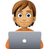 Technologist: Medium Skin Tone Emoji Copy Paste ― 🧑🏽‍💻 - facebook