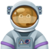 Woman Astronaut: Dark Skin Tone Emoji Copy Paste ― 👩🏿‍🚀 - facebook