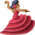 Woman Dancing: Medium-dark Skin Tone Emoji Copy Paste ― 💃🏾 - facebook