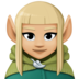 Woman Elf: Medium-light Skin Tone Emoji Copy Paste ― 🧝🏼‍♀ - facebook