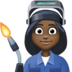 Woman Factory Worker: Dark Skin Tone Emoji Copy Paste ― 👩🏿‍🏭 - facebook