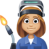 Woman Factory Worker: Medium-light Skin Tone Emoji Copy Paste ― 👩🏼‍🏭 - facebook