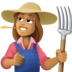 Woman Farmer: Medium Skin Tone Emoji Copy Paste ― 👩🏽‍🌾 - facebook