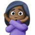Woman Gesturing NO: Dark Skin Tone Emoji Copy Paste ― 🙅🏿‍♀ - facebook