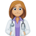 Woman Health Worker: Medium-light Skin Tone Emoji Copy Paste ― 👩🏼‍⚕ - facebook