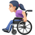 Woman In Manual Wheelchair: Light Skin Tone Emoji Copy Paste ― 👩🏻‍🦽 - facebook