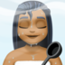 Woman In Steamy Room: Medium-dark Skin Tone Emoji Copy Paste ― 🧖🏾‍♀ - facebook