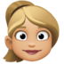 Woman: Medium-light Skin Tone, Blond Hair Emoji Copy Paste ― 👱🏼‍♀ - facebook