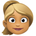 Woman: Medium Skin Tone, Blond Hair Emoji Copy Paste ― 👱🏽‍♀ - facebook