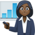 Woman Office Worker: Dark Skin Tone Emoji Copy Paste ― 👩🏿‍💼 - facebook