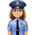 Woman Police Officer: Medium-light Skin Tone Emoji Copy Paste ― 👮🏼‍♀ - facebook