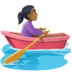 Woman Rowing Boat: Medium-dark Skin Tone Emoji Copy Paste ― 🚣🏾‍♀ - facebook
