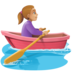 Woman Rowing Boat: Medium-light Skin Tone Emoji Copy Paste ― 🚣🏼‍♀ - facebook