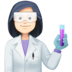 Woman Scientist: Light Skin Tone Emoji Copy Paste ― 👩🏻‍🔬 - facebook
