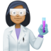 Woman Scientist: Medium-dark Skin Tone Emoji Copy Paste ― 👩🏾‍🔬 - facebook