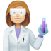 Woman Scientist: Medium-light Skin Tone Emoji Copy Paste ― 👩🏼‍🔬 - facebook