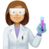 Woman Scientist: Medium Skin Tone Emoji Copy Paste ― 👩🏽‍🔬 - facebook