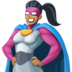 Woman Superhero: Medium-dark Skin Tone Emoji Copy Paste ― 🦸🏾‍♀ - facebook