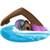 Woman Swimming: Dark Skin Tone Emoji Copy Paste ― 🏊🏿‍♀ - facebook