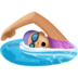 Woman Swimming: Medium-light Skin Tone Emoji Copy Paste ― 🏊🏼‍♀ - facebook