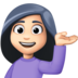 Woman Tipping Hand: Light Skin Tone Emoji Copy Paste ― 💁🏻‍♀ - facebook