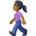 Woman Walking: Medium-dark Skin Tone Emoji Copy Paste ― 🚶🏾‍♀ - facebook
