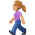 Woman Walking: Medium-light Skin Tone Emoji Copy Paste ― 🚶🏼‍♀ - facebook