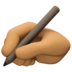 Writing Hand: Medium Skin Tone Emoji Copy Paste ― ✍🏽 - facebook