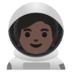 Astronaut: Dark Skin Tone Emoji Copy Paste ― 🧑🏿‍🚀 - google-android
