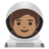 Astronaut: Medium Skin Tone Emoji Copy Paste ― 🧑🏽‍🚀 - google-android