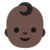 Baby: Dark Skin Tone Emoji Copy Paste ― 👶🏿 - google-android