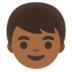 Boy: Medium-dark Skin Tone Emoji Copy Paste ― 👦🏾 - google-android