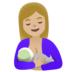 Breast-feeding: Medium-light Skin Tone Emoji Copy Paste ― 🤱🏼 - google-android