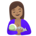 Breast-feeding: Medium Skin Tone Emoji Copy Paste ― 🤱🏽 - google-android