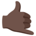Call Me Hand: Dark Skin Tone Emoji Copy Paste ― 🤙🏿 - google-android