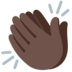 Clapping Hands: Dark Skin Tone Emoji Copy Paste ― 👏🏿 - google-android
