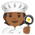 Cook: Medium-dark Skin Tone Emoji Copy Paste ― 🧑🏾‍🍳 - google-android