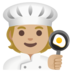 Cook: Medium-light Skin Tone Emoji Copy Paste ― 🧑🏼‍🍳 - google-android