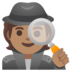 Detective: Medium Skin Tone Emoji Copy Paste ― 🕵🏽 - google-android