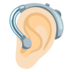 Ear With Hearing Aid: Light Skin Tone Emoji Copy Paste ― 🦻🏻 - google-android