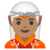Elf: Medium Skin Tone Emoji Copy Paste ― 🧝🏽 - google-android