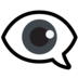Eye In Speech Bubble Emoji Copy Paste ― 👁️‍🗨️ - google-android