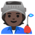 Factory Worker: Dark Skin Tone Emoji Copy Paste ― 🧑🏿‍🏭 - google-android