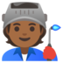 Factory Worker: Medium-dark Skin Tone Emoji Copy Paste ― 🧑🏾‍🏭 - google-android