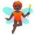 Fairy: Dark Skin Tone Emoji Copy Paste ― 🧚🏿 - google-android