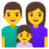 Family: Man, Woman, Girl Emoji Copy Paste ― 👨‍👩‍👧 - google-android