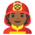 Firefighter: Medium-dark Skin Tone Emoji Copy Paste ― 🧑🏾‍🚒 - google-android