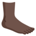 Foot: Dark Skin Tone Emoji Copy Paste ― 🦶🏿 - google-android